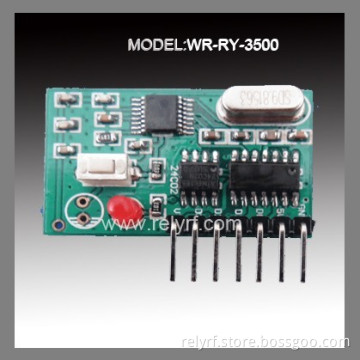 5-Volt High-Frequency Quad Learning Code Decoding Superheterodyne Receiver Module